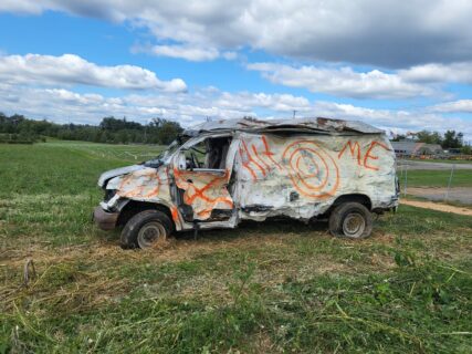 Pumpkin Canon Target is a Van